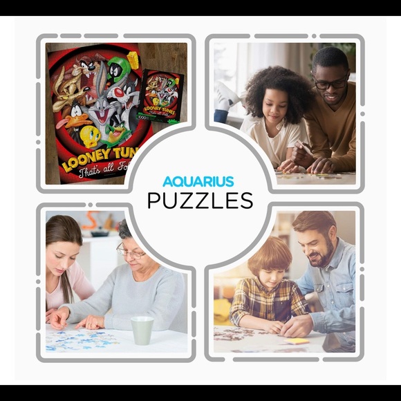 1000 pc Looney Tunes Puzzle by Aquarius - Picture 4 of 7